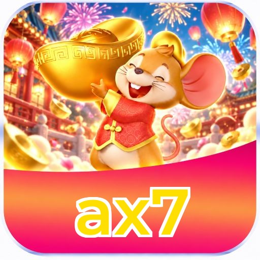 Interface da plataforma ax7 mostrando slots populares e bônus de boas-vindas